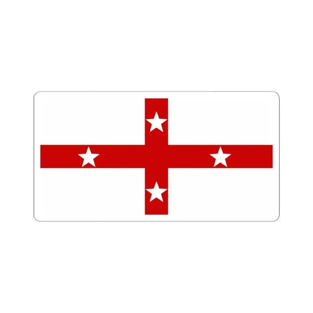 Flag Australia National Colonial (Australia) STICKER Vinyl Kiss-Cut Decal 4 Inch White - The Sticker Space