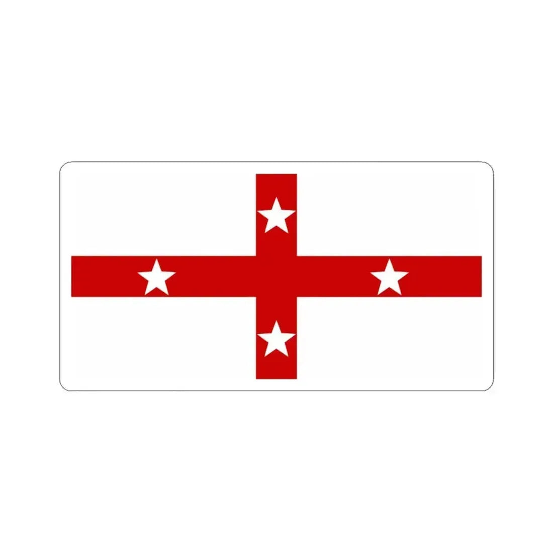 Flag Australia National Colonial (Australia) STICKER Vinyl Kiss-Cut Decal 6 Inch White - The Sticker Space