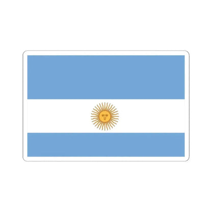 Flag de Marina Argentina 1818 (Argentina) STICKER Vinyl Kiss-Cut Decal 4 Inch White - The Sticker Space