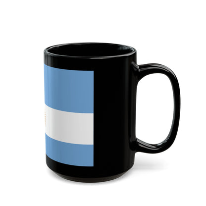 Flag de Marina Argentina 1818 - Black Coffee Mug-The Sticker Space