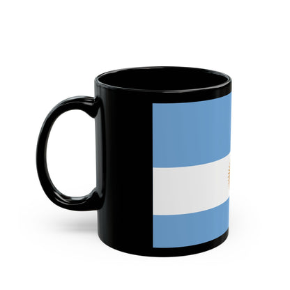 Flag de Marina Argentina 1818 - Black Coffee Mug-The Sticker Space