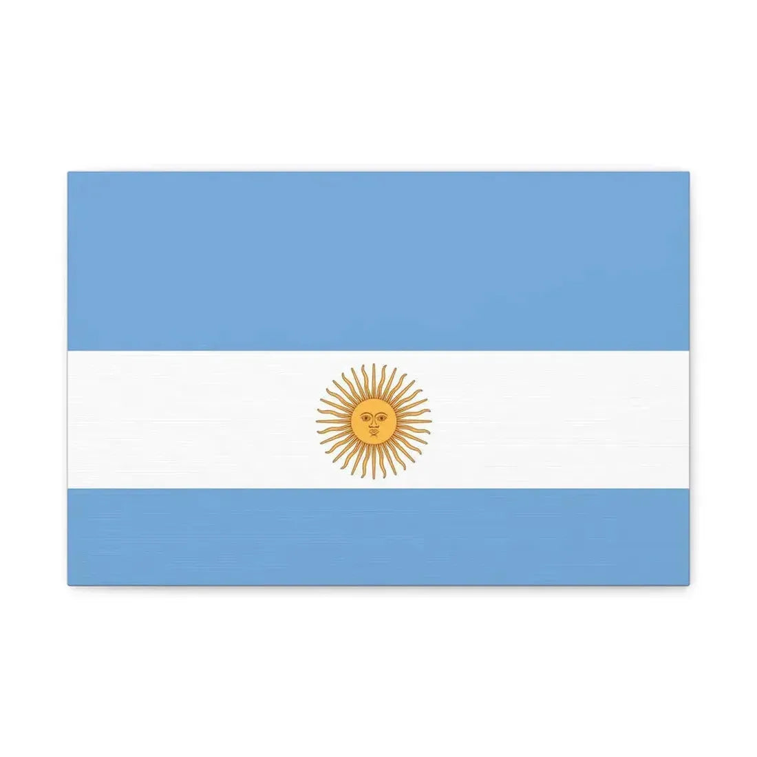 Flag de Marina Argentina 1818 - Canvas Wall Art 18″ x 12″ 1.25" - The Sticker Space