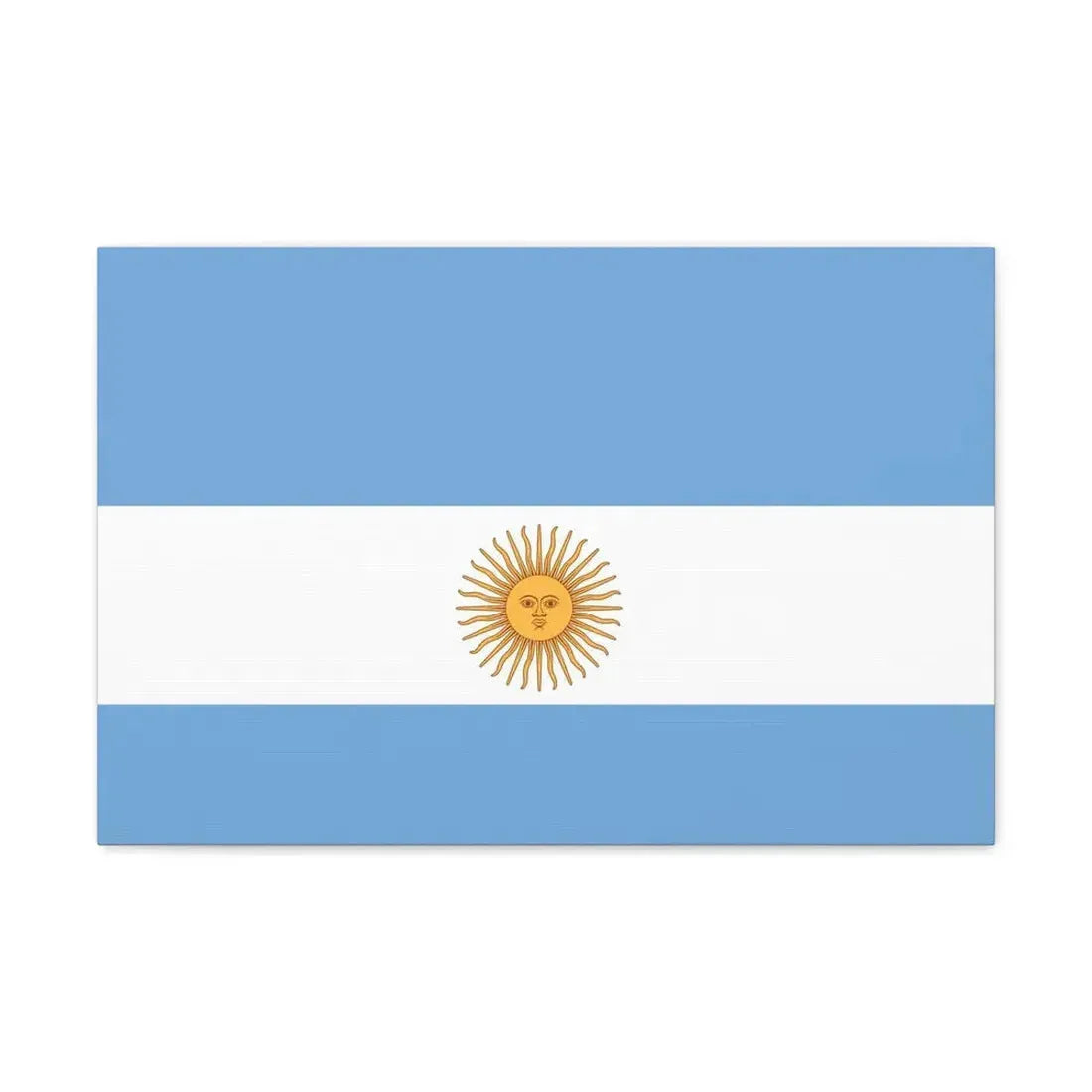 Flag de Marina Argentina 1818 - Canvas Wall Art 24″ x 16″ 1.25" - The Sticker Space