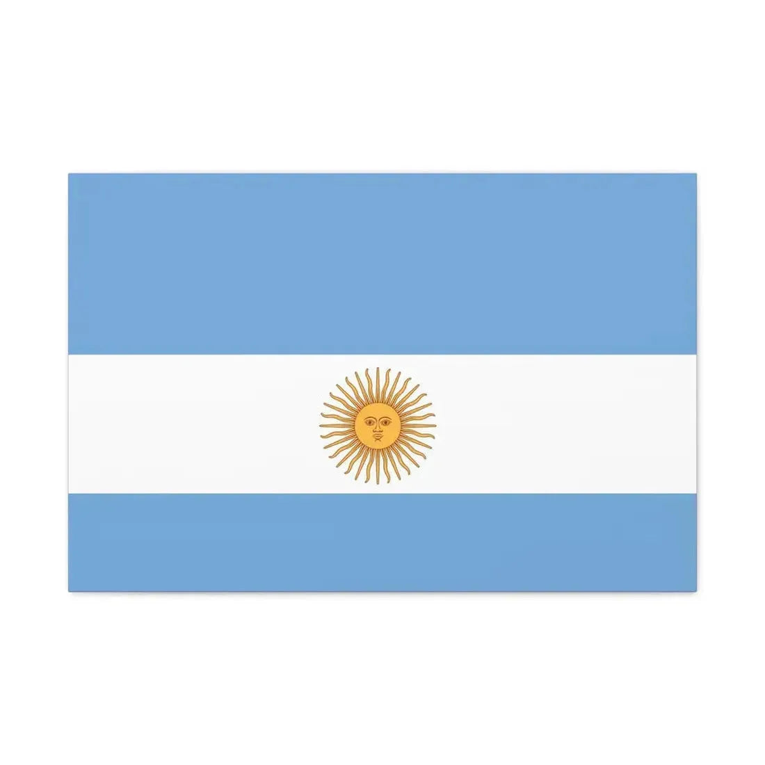 Flag de Marina Argentina 1818 - Canvas Wall Art 30" x 20" 1.25" - The Sticker Space