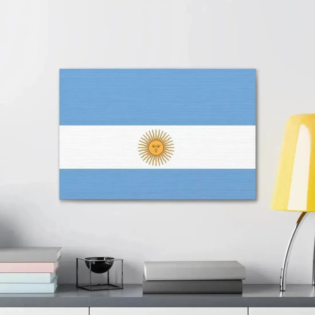 Flag de Marina Argentina 1818 - Canvas Wall Art - The Sticker Space