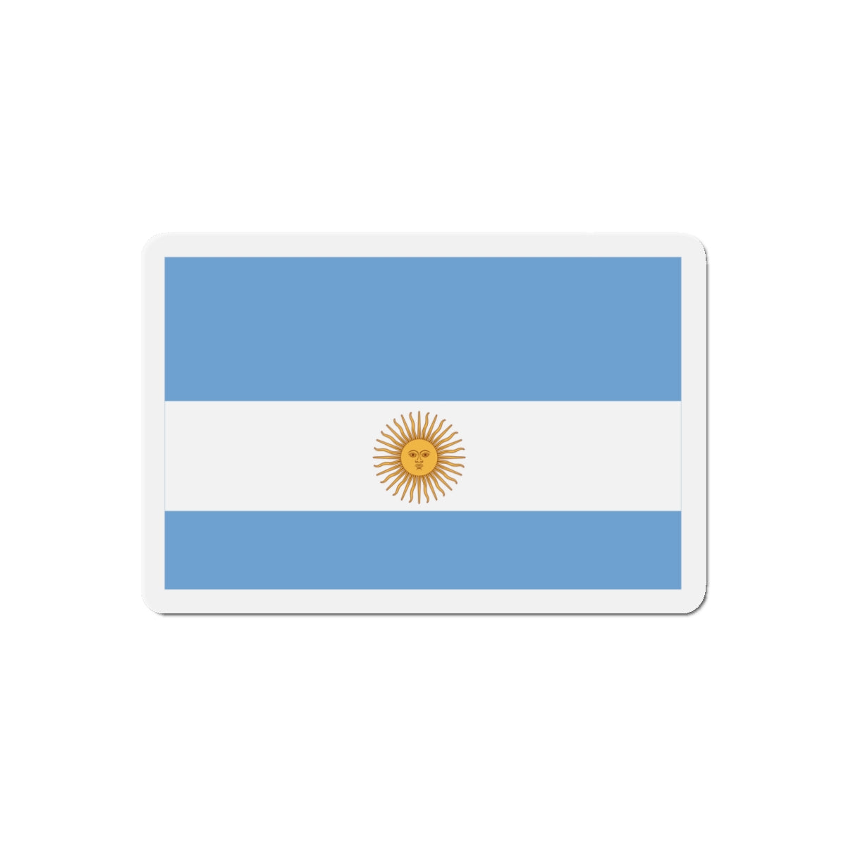 Flag de Marina Argentina 1818 - Die-Cut Magnet-5" x 5"-The Sticker Space