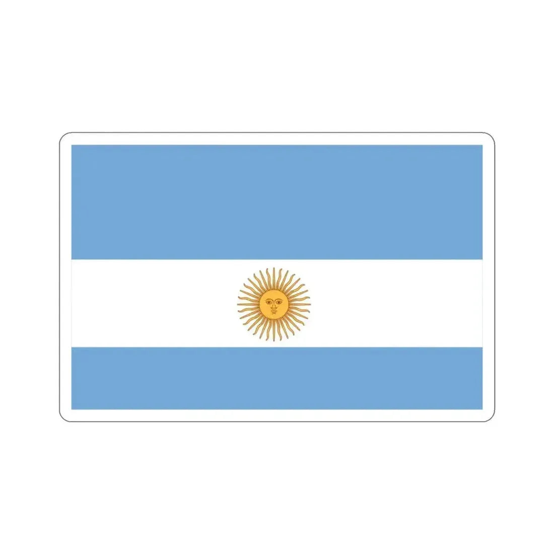 Flag de Marina Argentina 1818 STICKER Vinyl Die-Cut Decal 3 Inch - The Sticker Space
