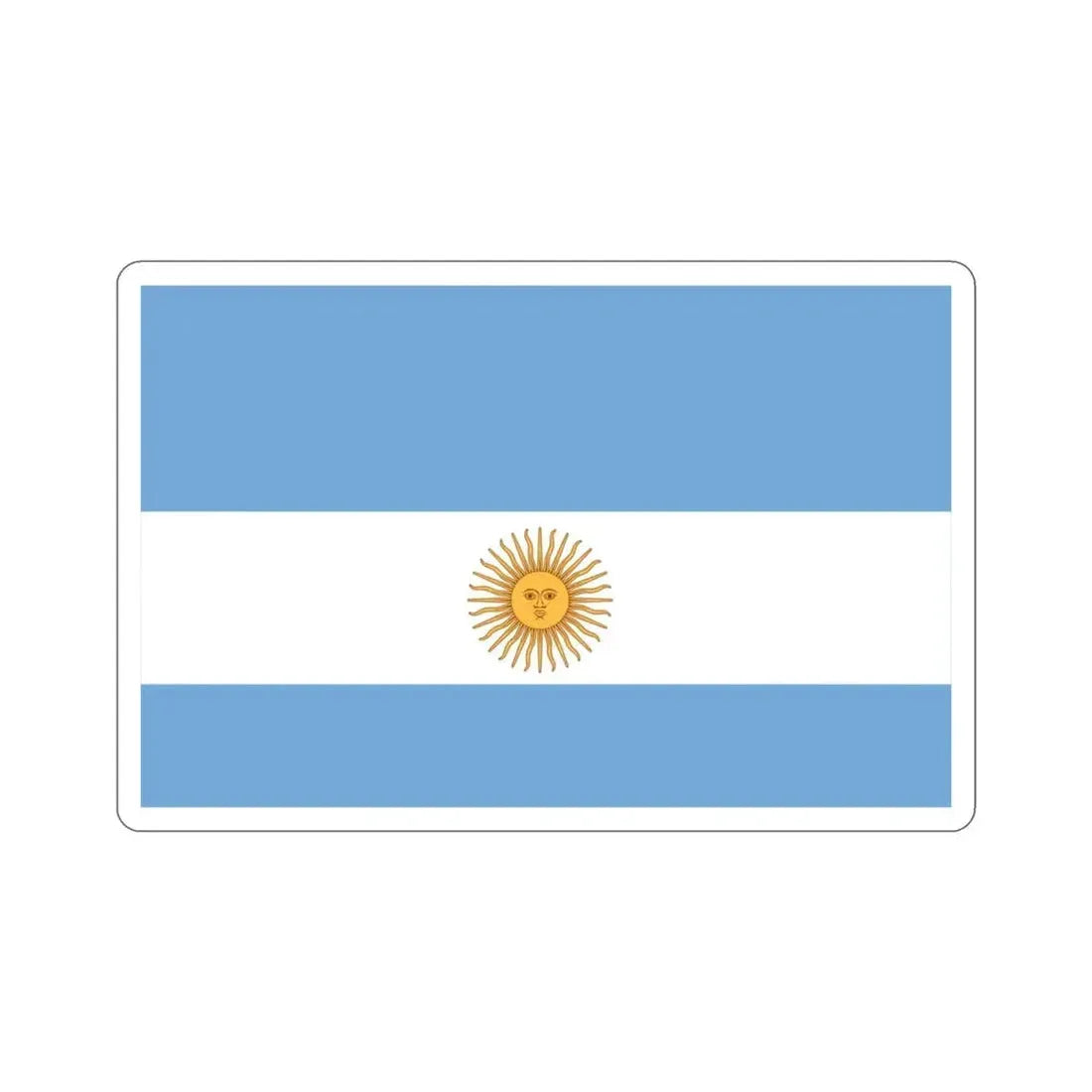 Flag de Marina Argentina 1818 STICKER Vinyl Die-Cut Decal 3 Inch - The Sticker Space