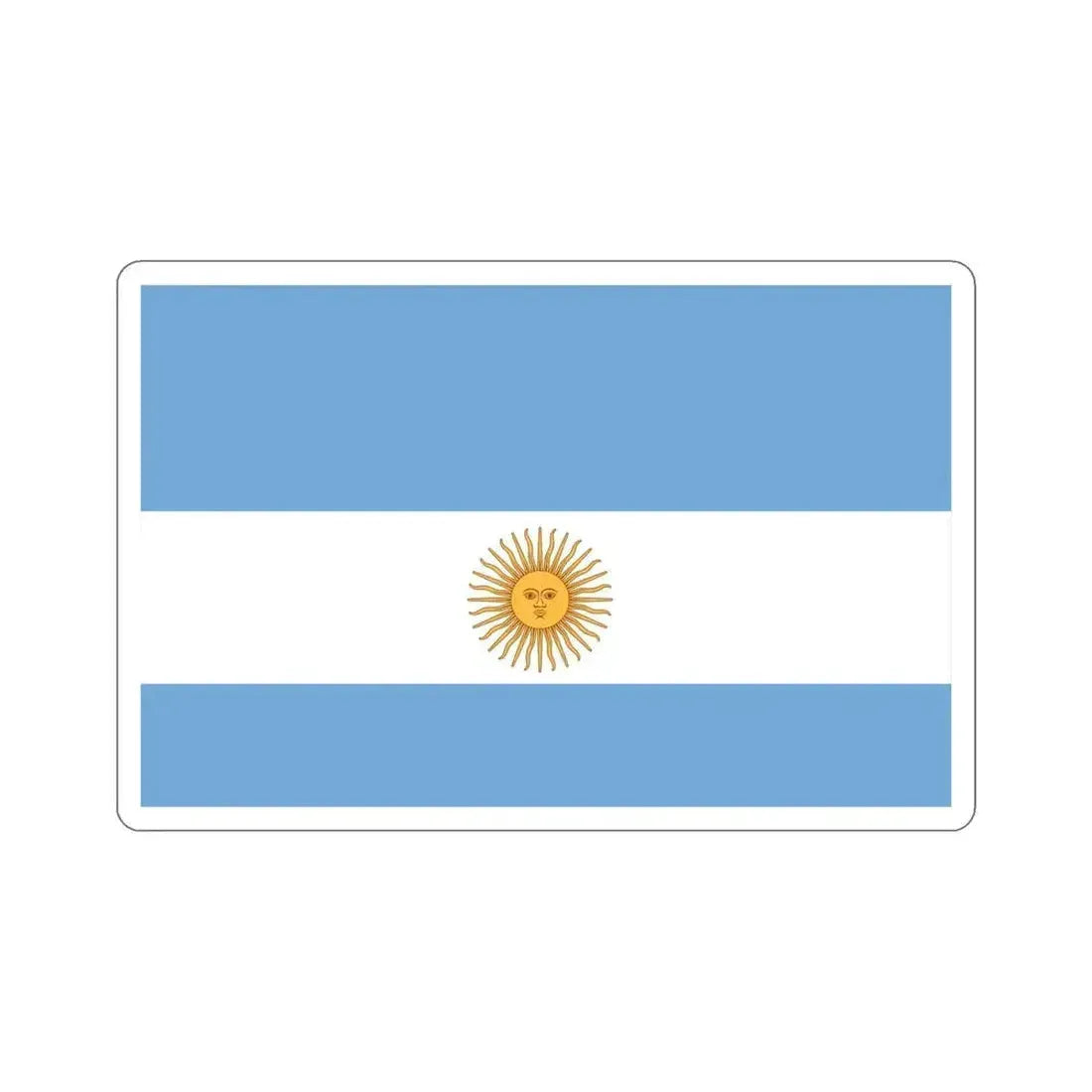 Flag de Marina Argentina 1818 STICKER Vinyl Die-Cut Decal 4 Inch - The Sticker Space
