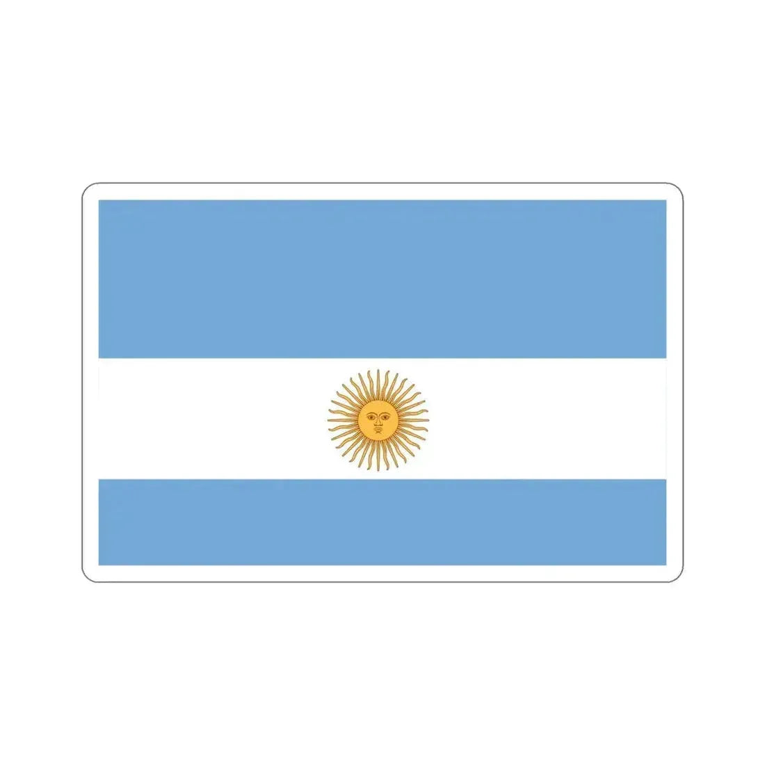 Flag de Marina Argentina 1818 STICKER Vinyl Die-Cut Decal 5 Inch - The Sticker Space