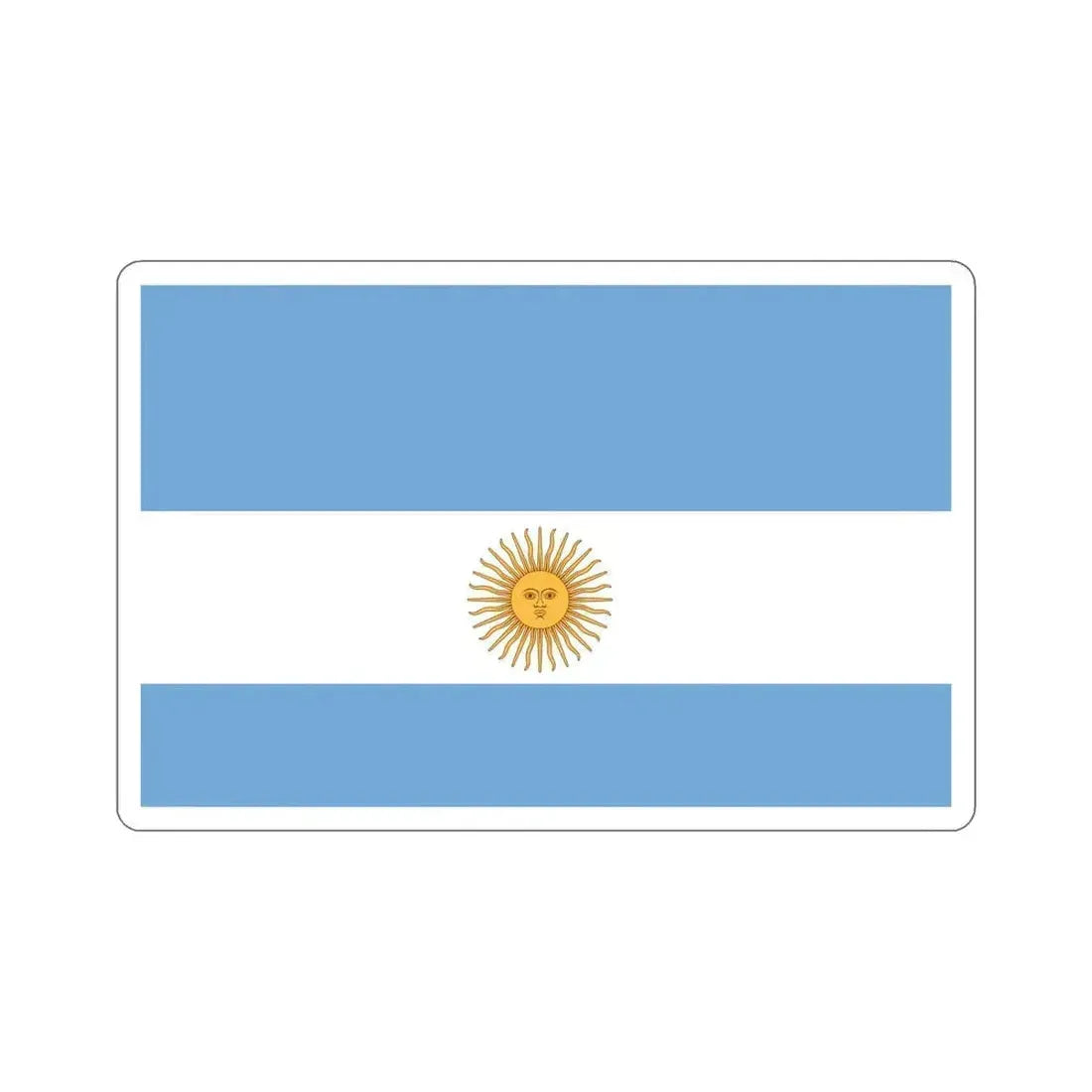 Flag de Marina Argentina 1818 STICKER Vinyl Die-Cut Decal 6 Inch - The Sticker Space