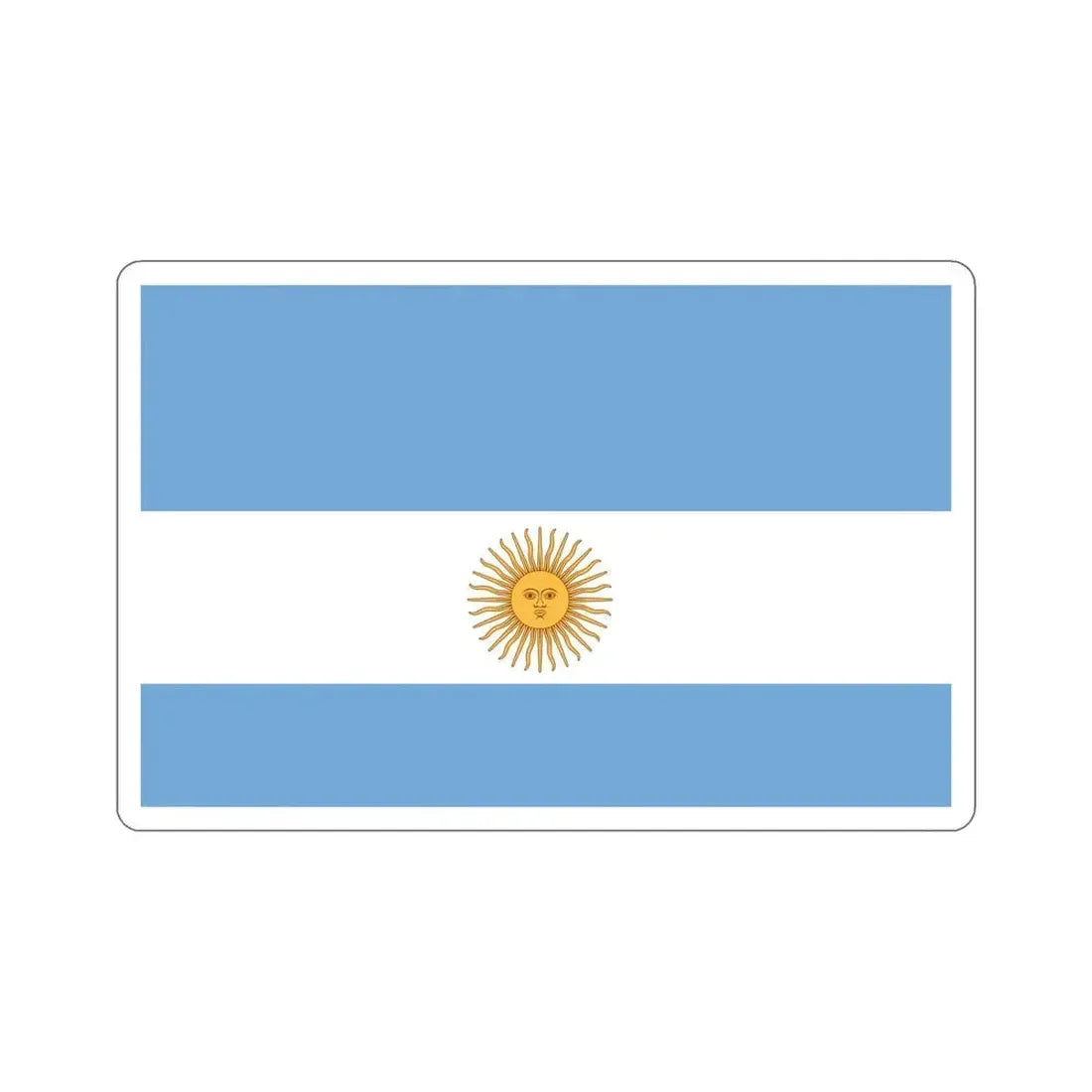 Flag de Marina Argentina 1818 STICKER Vinyl Die-Cut Decal 6 Inch - The Sticker Space