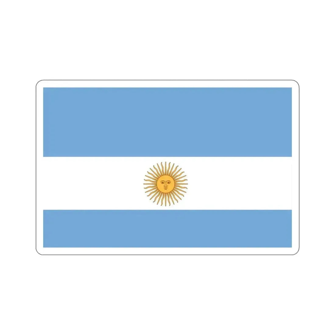 Flag de Marina Argentina 1818 STICKER Vinyl Die-Cut Decal - The Sticker Space