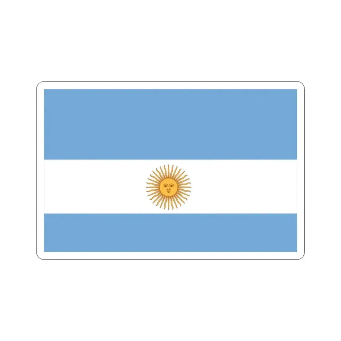 Flag de Marina Argentina 1818 STICKER Vinyl Die-Cut Decal - The Sticker Space
