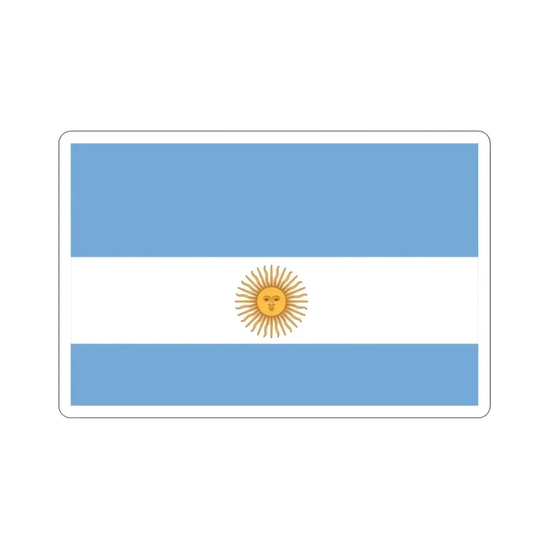 Flag de Marina Argentina 1818 STICKER Vinyl Die-Cut Decal - The Sticker Space