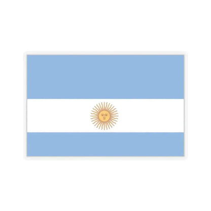 Flag de Marina Argentina 1818 - STICKER Vinyl Kiss-Cut Decal 2 Inch Transparent - The Sticker Space