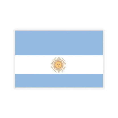 Flag de Marina Argentina 1818 - STICKER Vinyl Kiss-Cut Decal 3 Inch Transparent - The Sticker Space