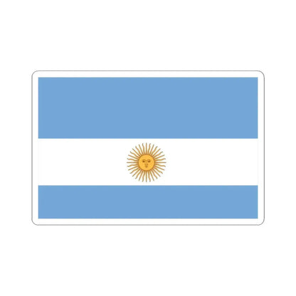 Flag de Marina Argentina 1818 - STICKER Vinyl Kiss-Cut Decal 6 Inch White - The Sticker Space