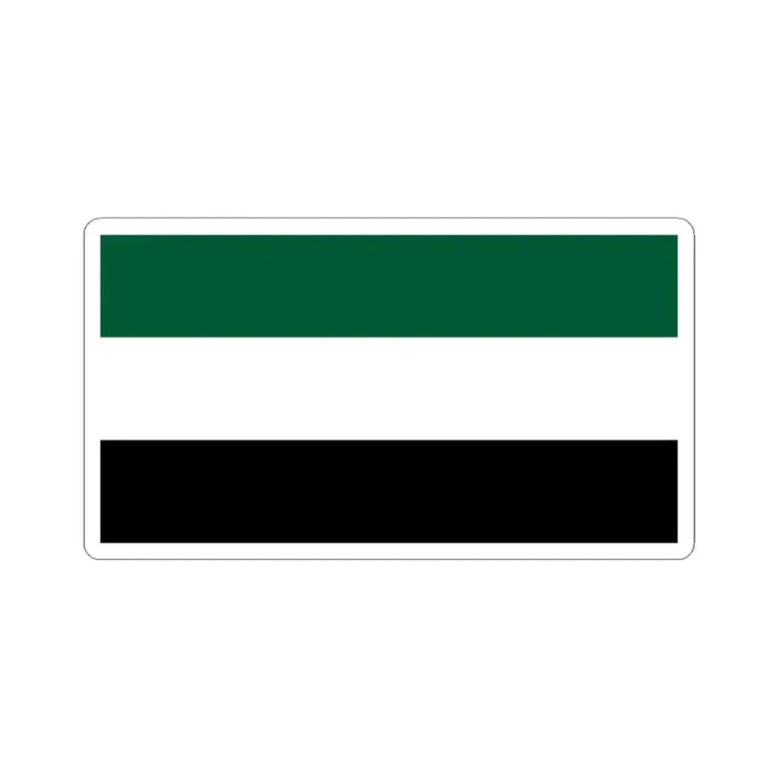 Flag flown in Panjshir 2019 (Afghanistan) STICKER Vinyl Kiss-Cut Decal 3 Inch White - The Sticker Space