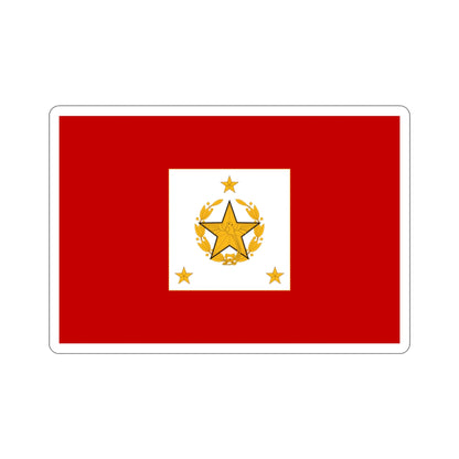 Flag for the Chief of the General Staff (Guatemala) STICKER Vinyl Die-Cut Decal-3 Inch-The Sticker Space
