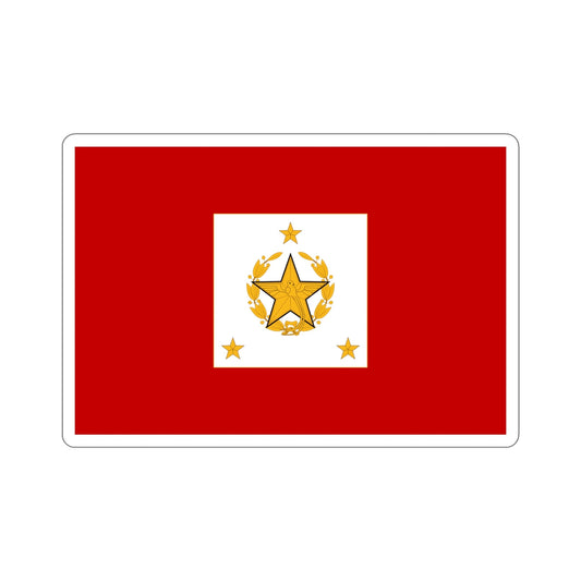 Flag for the Chief of the General Staff (Guatemala) STICKER Vinyl Die-Cut Decal-6 Inch-The Sticker Space