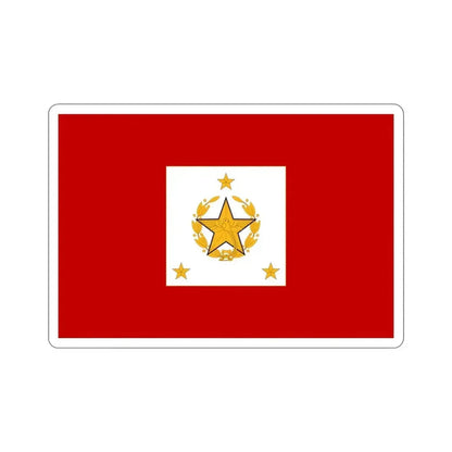 Flag for the Chief of the General Staff (Guatemala) STICKER Vinyl Die-Cut Decal - The Sticker Space