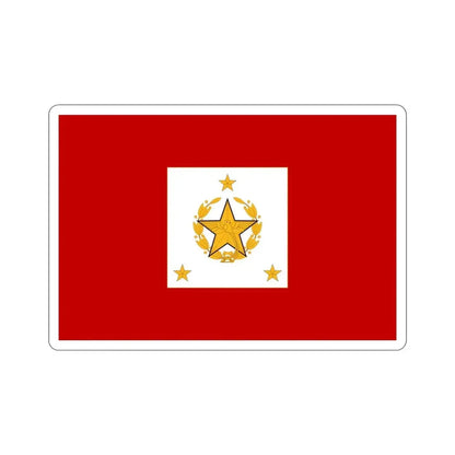 Flag for the Chief of the General Staff (Guatemala) STICKER Vinyl Die-Cut Decal - The Sticker Space