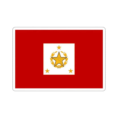 Flag for the Chief of the General Staff (Guatemala) STICKER Vinyl Die-Cut Decal - The Sticker Space