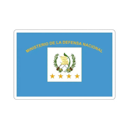 Flag for the Minister of Defence (Guatemala) STICKER Vinyl Die-Cut Decal 2 Inch - The Sticker Space