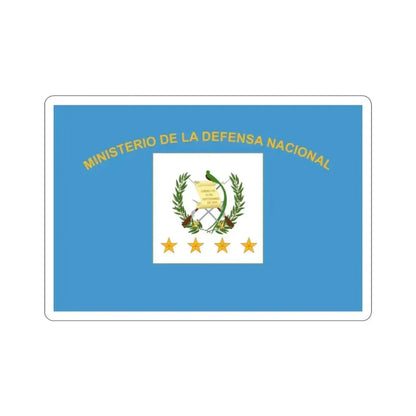 Flag for the Minister of Defence (Guatemala) STICKER Vinyl Die-Cut Decal 2 Inch - The Sticker Space