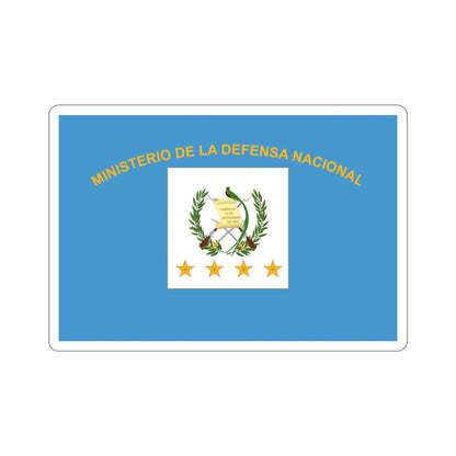 Flag for the Minister of Defence (Guatemala) STICKER Vinyl Die-Cut Decal-5 Inch-The Sticker Space