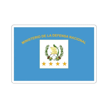 Flag for the Minister of Defence (Guatemala) STICKER Vinyl Die-Cut Decal - The Sticker Space