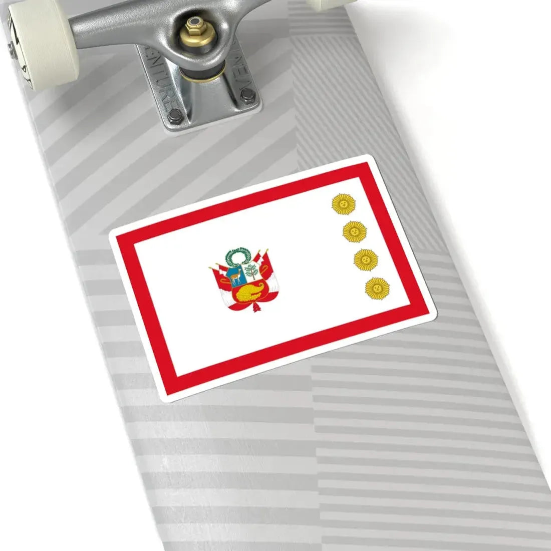 Flag for the Minister of Defense Peru (Peru) STICKER Vinyl Kiss-Cut Decal - The Sticker Space