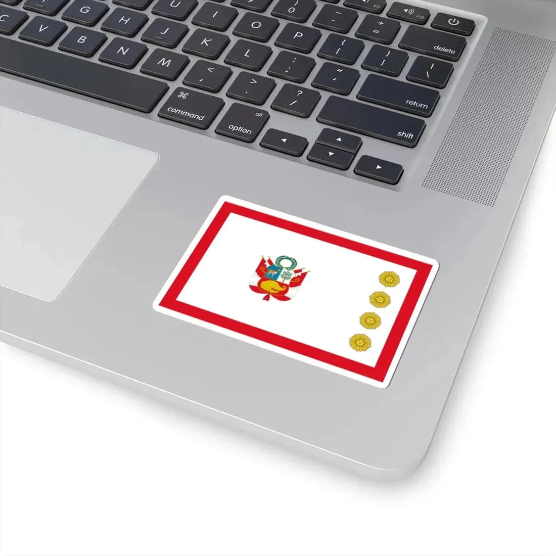 Flag for the Minister of Defense Peru (Peru) STICKER Vinyl Kiss-Cut Decal - The Sticker Space