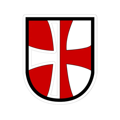 Flag from St. Florian (Austria) (Coat of Arms) STICKER Vinyl Kiss-Cut Decal - The Sticker Space