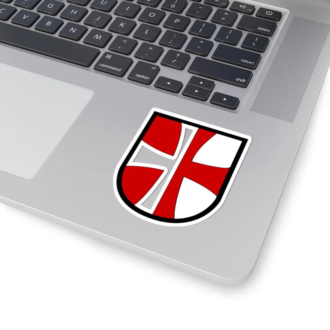Flag from St. Florian (Austria) (Coat of Arms) STICKER Vinyl Kiss-Cut Decal - The Sticker Space