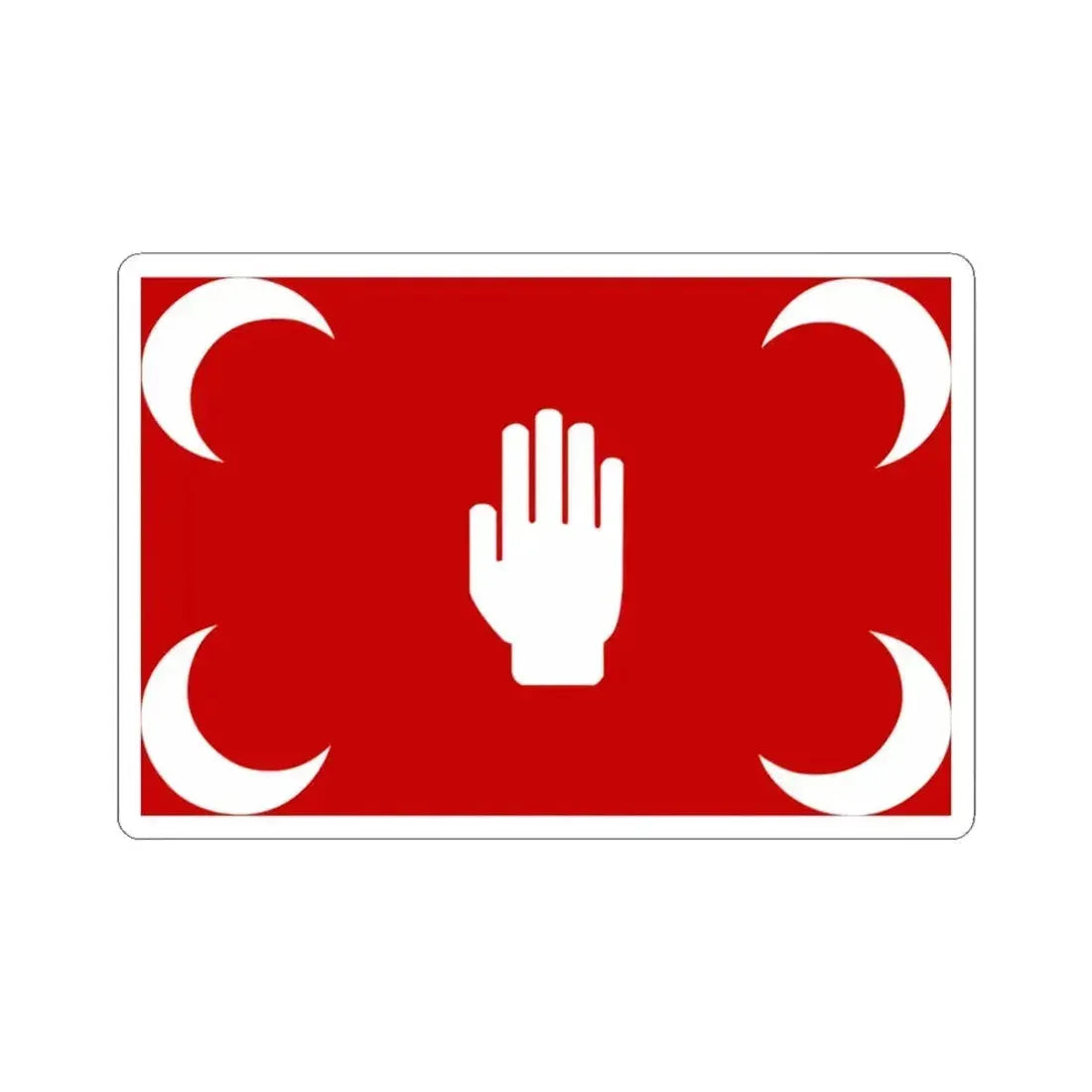 Flag Kingdom of Kuku (Algeria) STICKER Vinyl Kiss-Cut Decal 3 Inch White - The Sticker Space