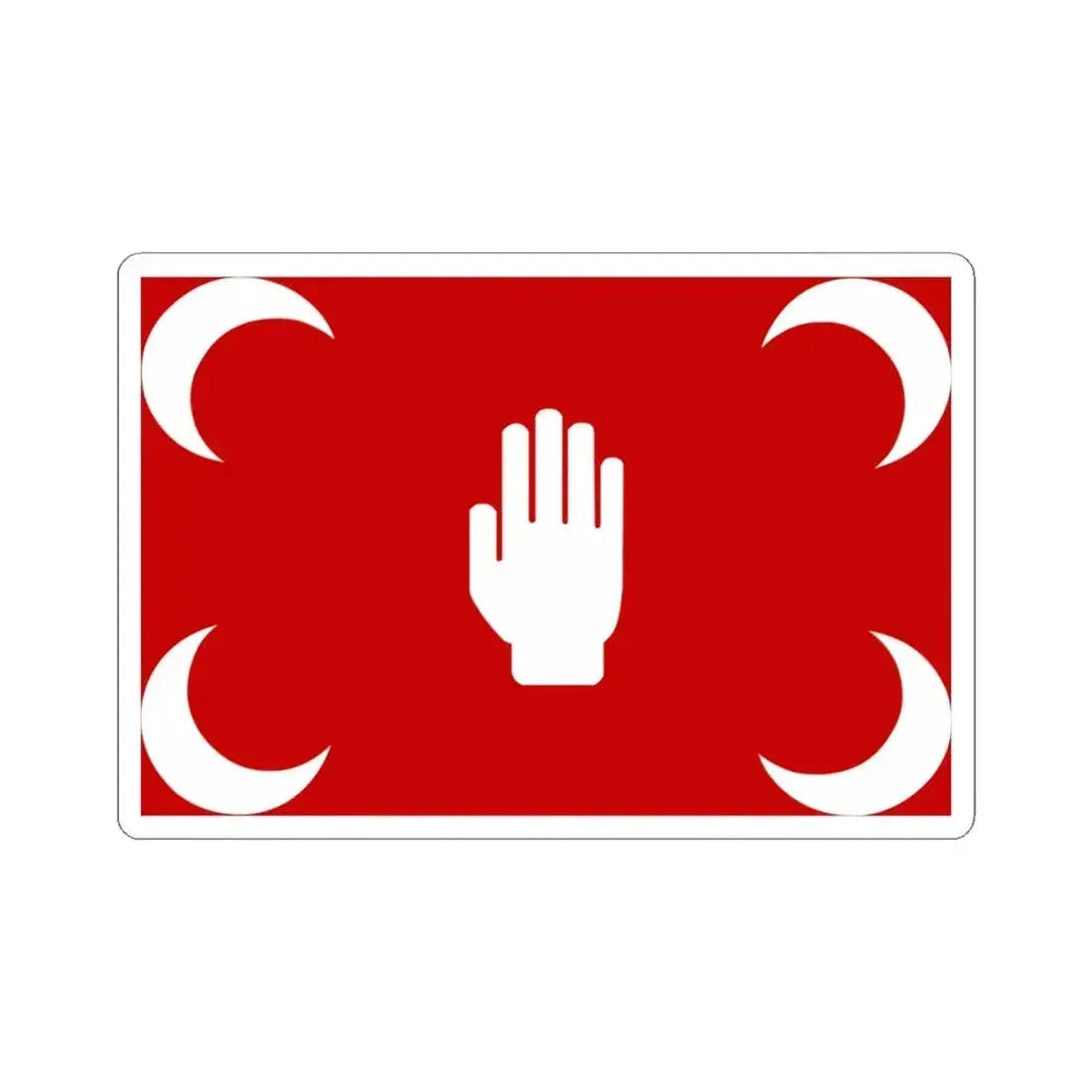 Flag Kingdom of Kuku (Algeria) STICKER Vinyl Kiss-Cut Decal 4 Inch White - The Sticker Space