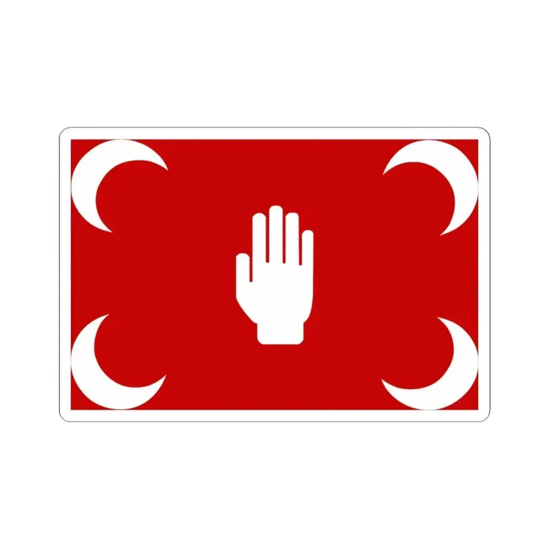 Flag Kingdom of Kuku (Algeria) STICKER Vinyl Kiss-Cut Decal 6 Inch White - The Sticker Space