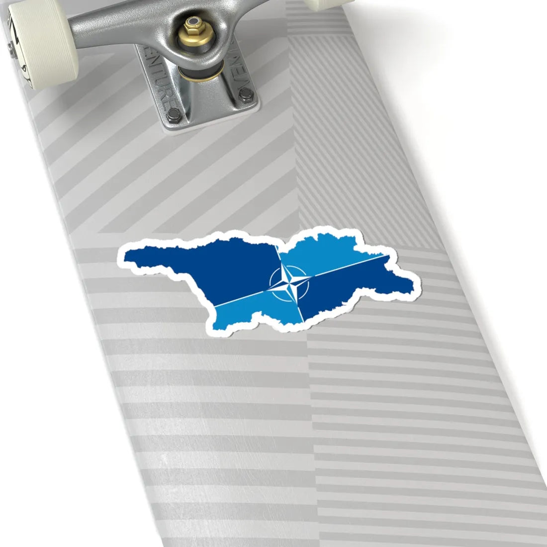 Flag map Georgia-NATO (Georgia) STICKER Vinyl Kiss-Cut Decal - The Sticker Space