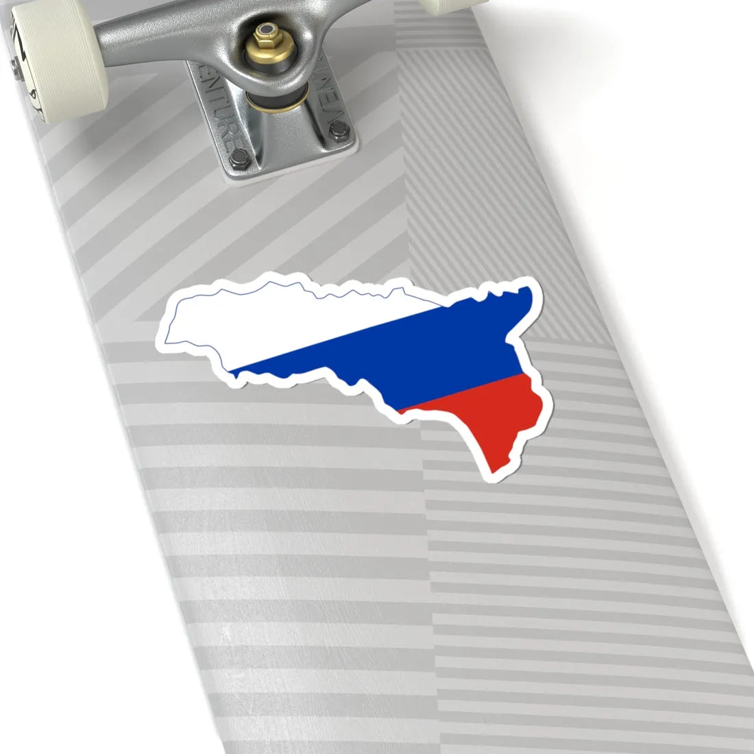 Flag-map of Abkhazia-Russia (Russia) STICKER Vinyl Kiss-Cut Decal - The Sticker Space
