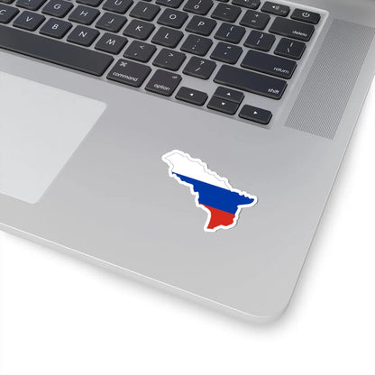 Flag-map of Abkhazia-Russia (Russia) STICKER Vinyl Kiss-Cut Decal - The Sticker Space