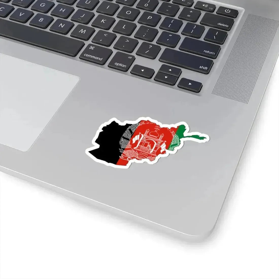 Flag map of Afghanistan 2004-2021 (Afghanistan) STICKER Vinyl Kiss-Cut Decal - The Sticker Space