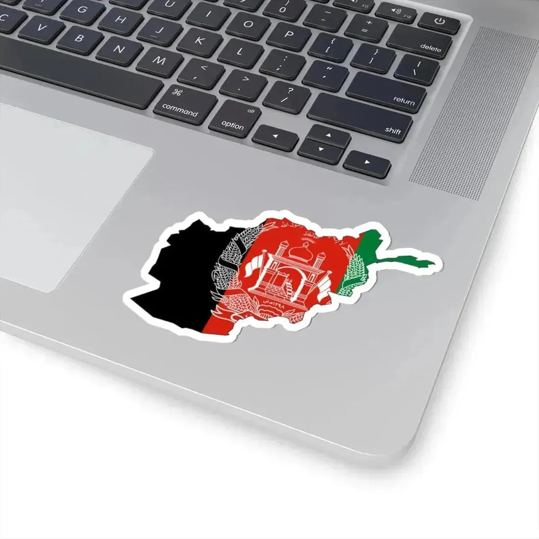 Flag map of Afghanistan 2004-2021 (Afghanistan) STICKER Vinyl Kiss-Cut Decal - The Sticker Space