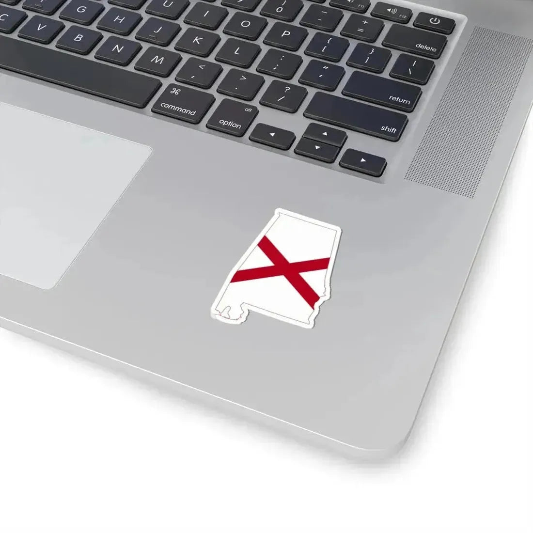 Flag-map of Alabama (United States) STICKER Vinyl Kiss-Cut Decal - The Sticker Space