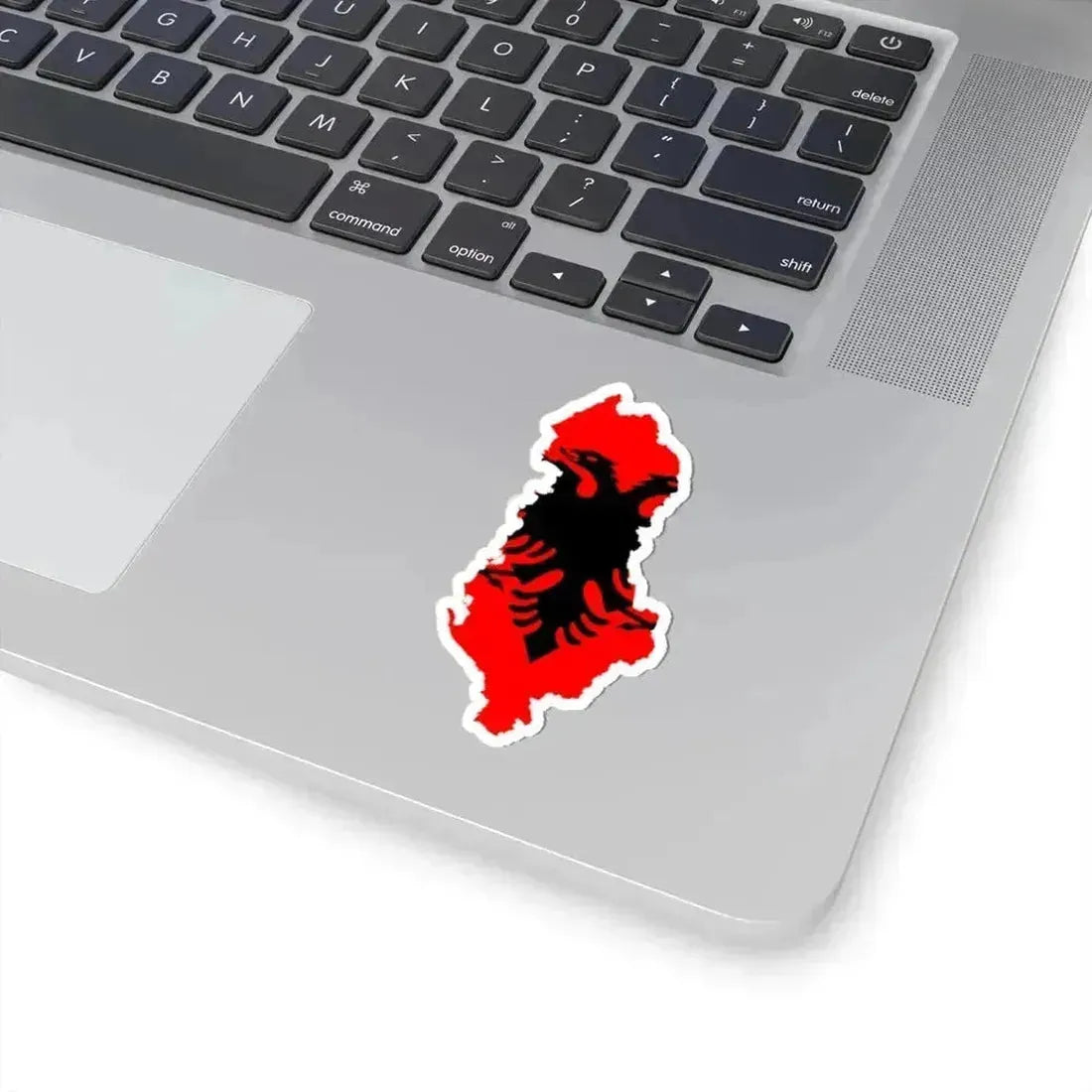 Flag map of Albania (Albania) STICKER Vinyl Kiss-Cut Decal - The Sticker Space