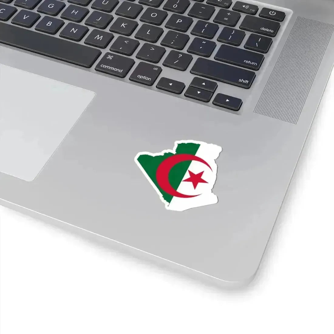 Flag-map of Algeria (Algeria) STICKER Vinyl Kiss-Cut Decal - The Sticker Space