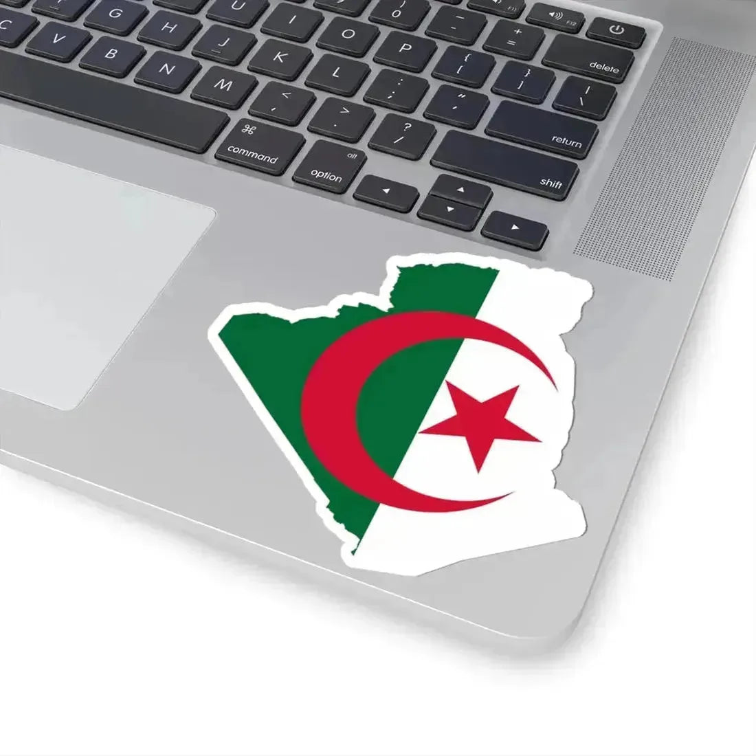 Flag-map of Algeria (Algeria) STICKER Vinyl Kiss-Cut Decal - The Sticker Space