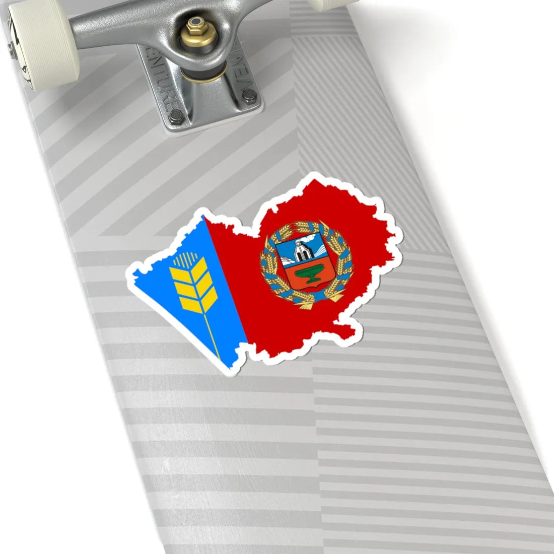 Flag map of Altai Krai (Russia) STICKER Vinyl Kiss-Cut Decal - The Sticker Space