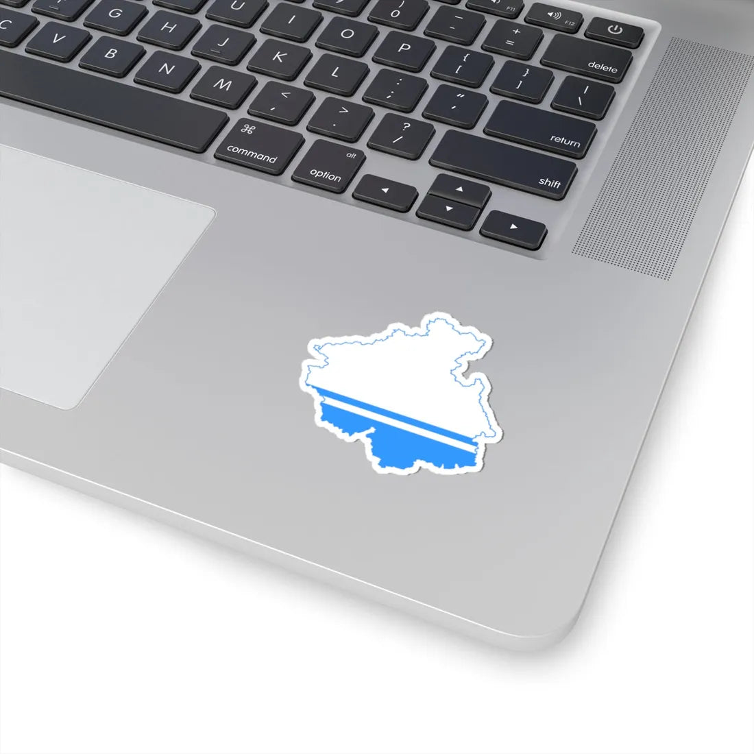 Flag-map of Altai Republic (Russia) STICKER Vinyl Kiss-Cut Decal - The Sticker Space
